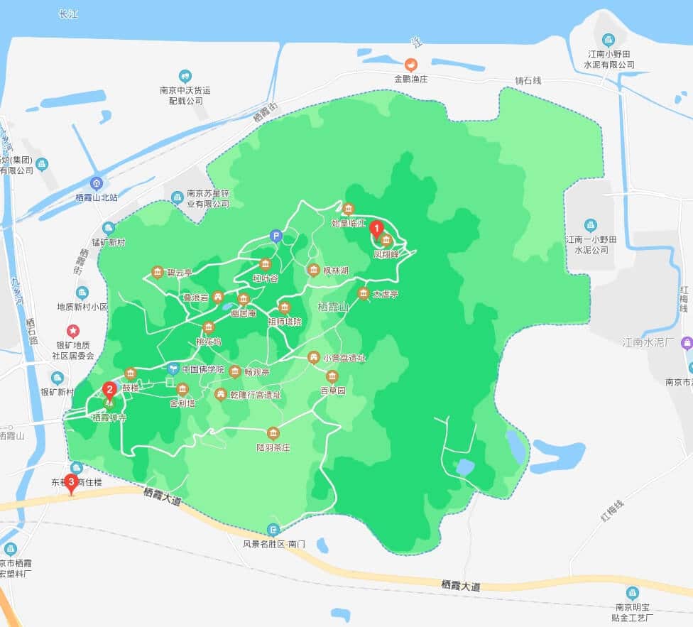 栖霞山一游,吹山风看长江阅群山 6 南京栖霞山